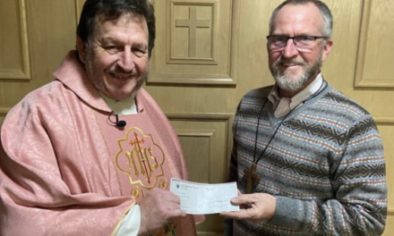 Knights of Columbus check presentation