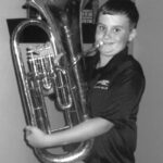 Young tuba player performs in Honor Festival